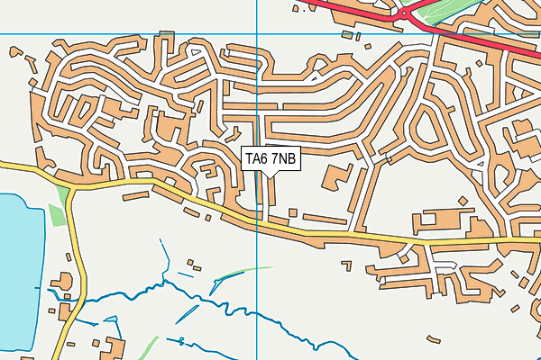 TA6 7NB map - OS VectorMap District (Ordnance Survey)