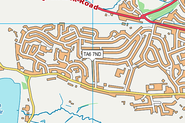 TA6 7ND map - OS VectorMap District (Ordnance Survey)