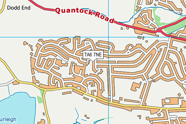 TA6 7NE map - OS VectorMap District (Ordnance Survey)