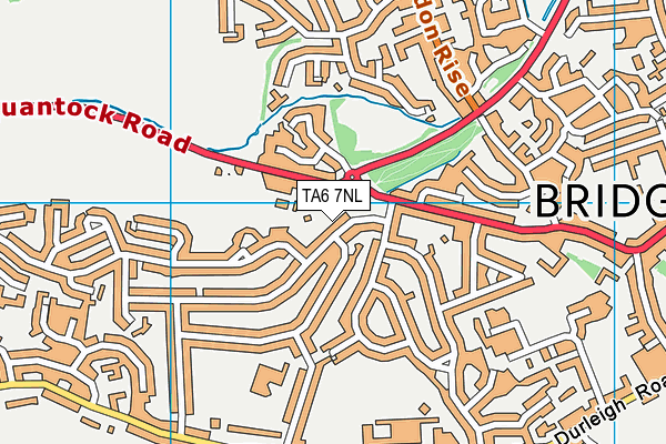 TA6 7NL map - OS VectorMap District (Ordnance Survey)