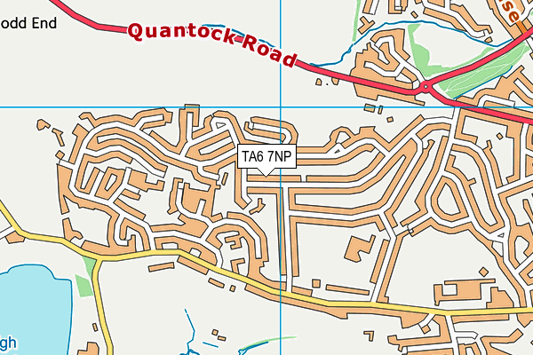 TA6 7NP map - OS VectorMap District (Ordnance Survey)