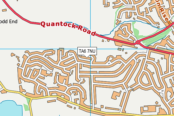 TA6 7NU map - OS VectorMap District (Ordnance Survey)