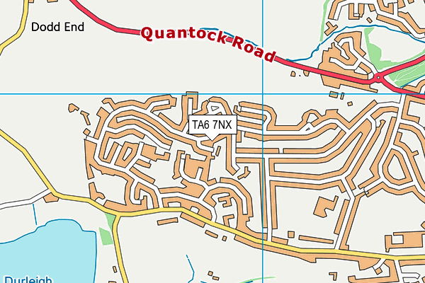 TA6 7NX map - OS VectorMap District (Ordnance Survey)