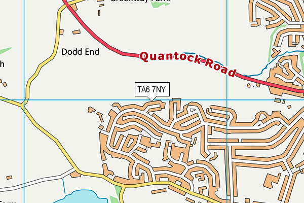 TA6 7NY map - OS VectorMap District (Ordnance Survey)