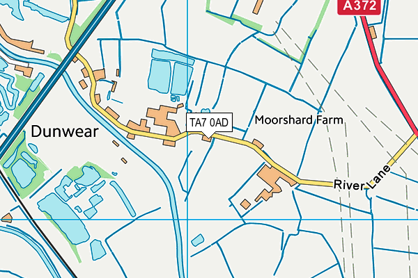 TA7 0AD map - OS VectorMap District (Ordnance Survey)