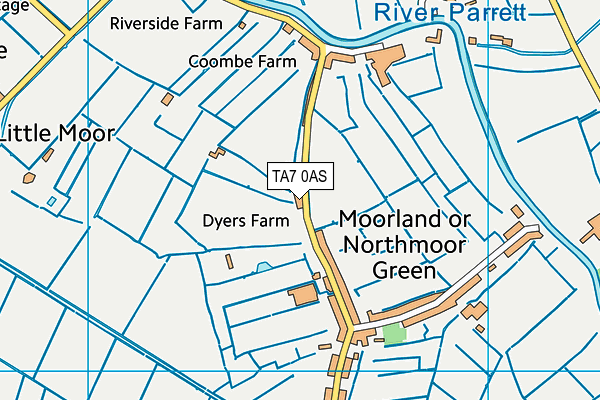 TA7 0AS map - OS VectorMap District (Ordnance Survey)