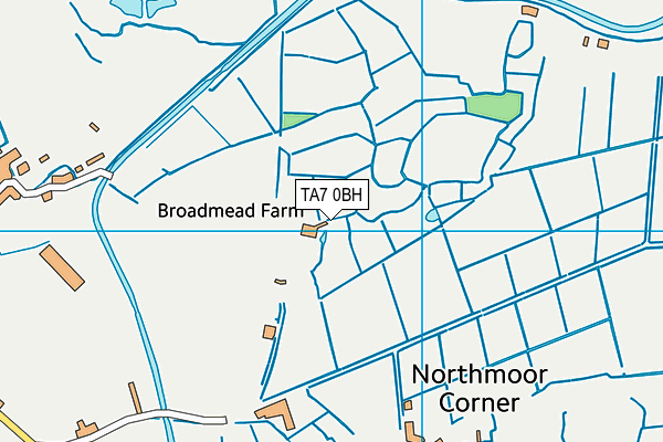 TA7 0BH map - OS VectorMap District (Ordnance Survey)