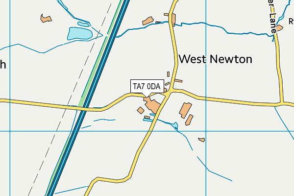 TA7 0DA map - OS VectorMap District (Ordnance Survey)