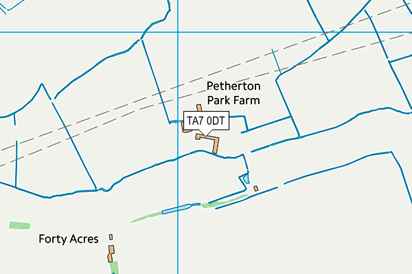 TA7 0DT map - OS VectorMap District (Ordnance Survey)