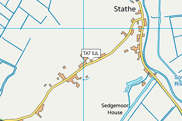 TA7 0JL map - OS VectorMap District (Ordnance Survey)