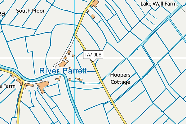 TA7 0LS map - OS VectorMap District (Ordnance Survey)