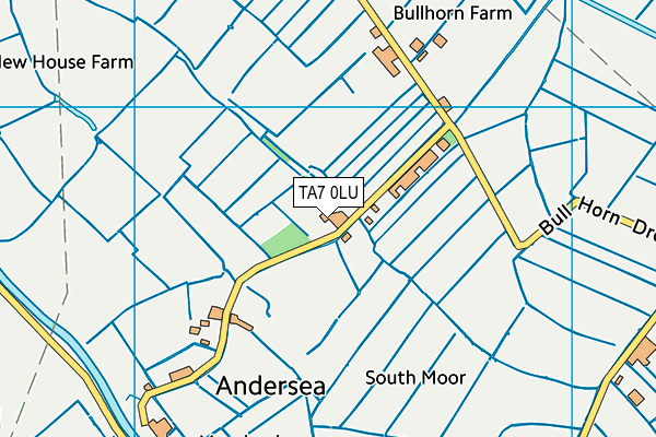 TA7 0LU map - OS VectorMap District (Ordnance Survey)