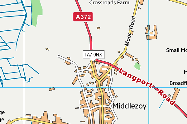 TA7 0NX map - OS VectorMap District (Ordnance Survey)