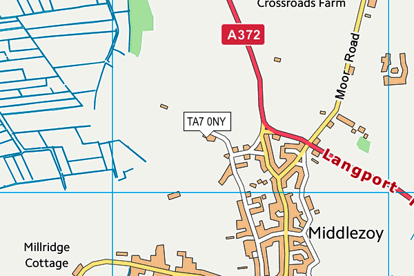 TA7 0NY map - OS VectorMap District (Ordnance Survey)