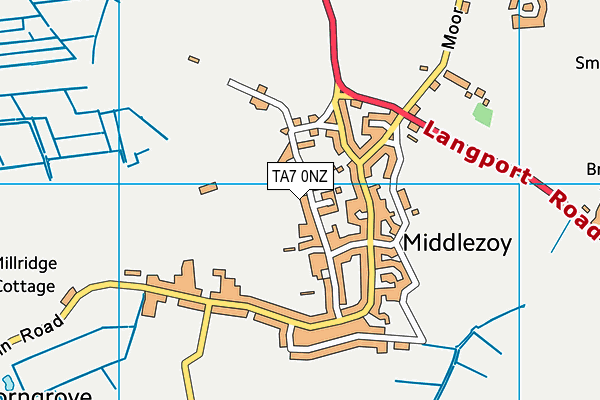 TA7 0NZ map - OS VectorMap District (Ordnance Survey)