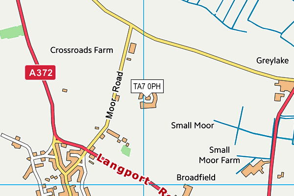 TA7 0PH map - OS VectorMap District (Ordnance Survey)