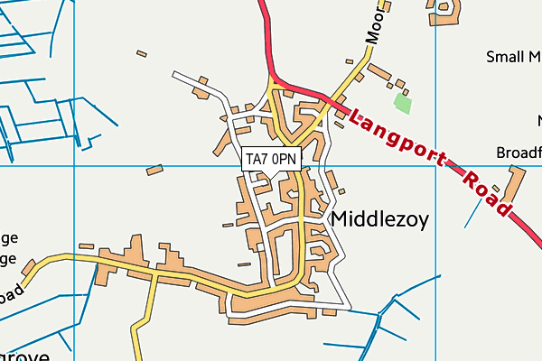 TA7 0PN map - OS VectorMap District (Ordnance Survey)