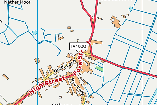 TA7 0QQ map - OS VectorMap District (Ordnance Survey)