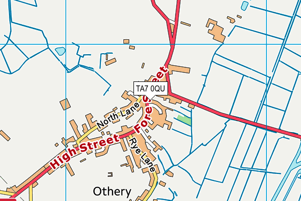 TA7 0QU map - OS VectorMap District (Ordnance Survey)