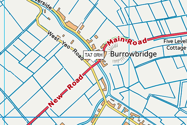 TA7 0RH map - OS VectorMap District (Ordnance Survey)