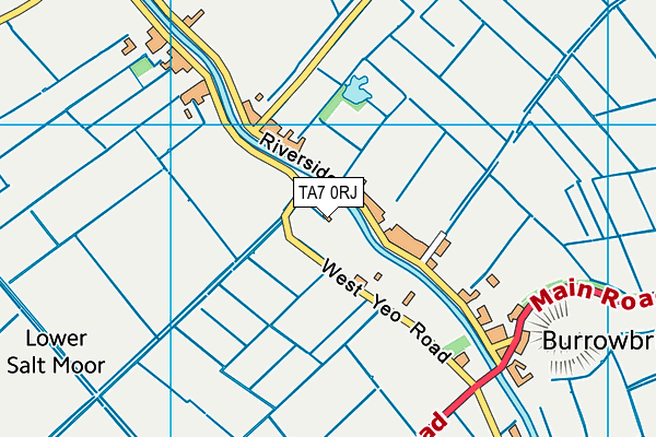 TA7 0RJ map - OS VectorMap District (Ordnance Survey)
