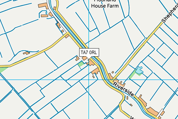 TA7 0RL map - OS VectorMap District (Ordnance Survey)