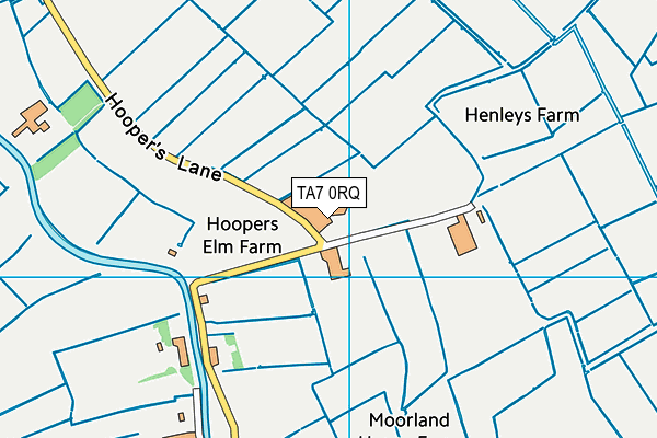 TA7 0RQ map - OS VectorMap District (Ordnance Survey)