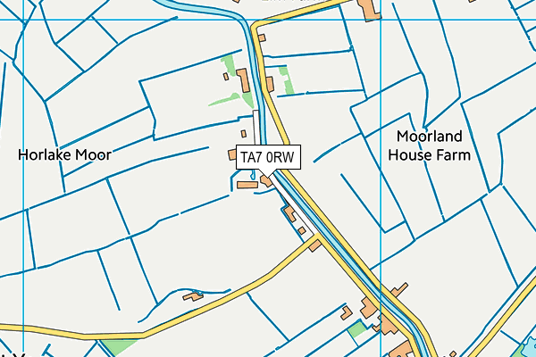 TA7 0RW map - OS VectorMap District (Ordnance Survey)