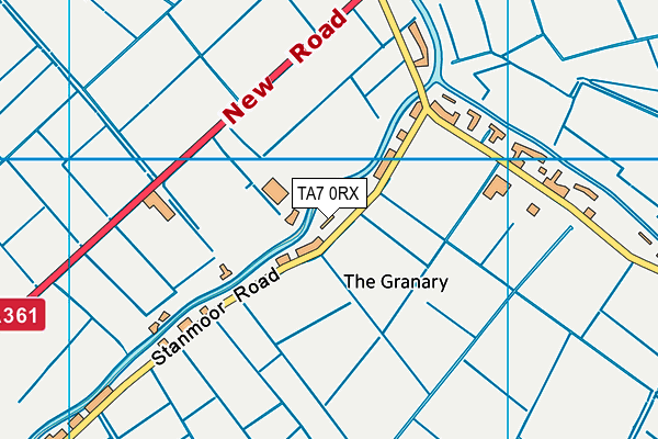 TA7 0RX map - OS VectorMap District (Ordnance Survey)