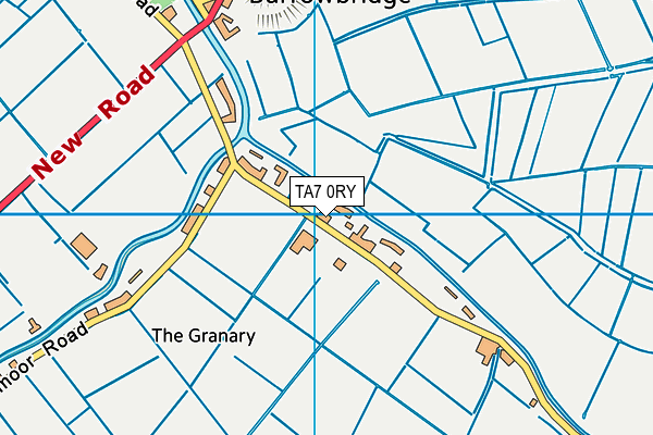 TA7 0RY map - OS VectorMap District (Ordnance Survey)
