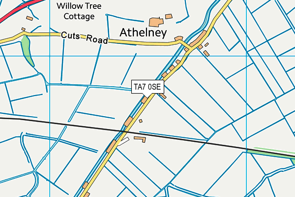 TA7 0SE map - OS VectorMap District (Ordnance Survey)