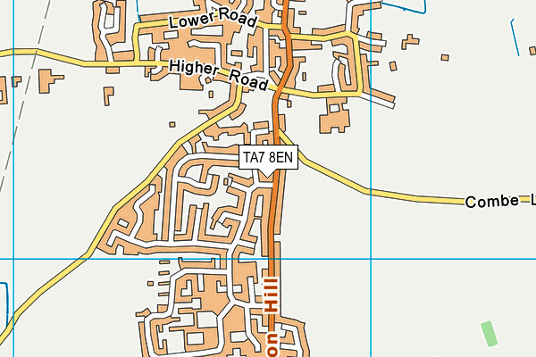 TA7 8EN map - OS VectorMap District (Ordnance Survey)