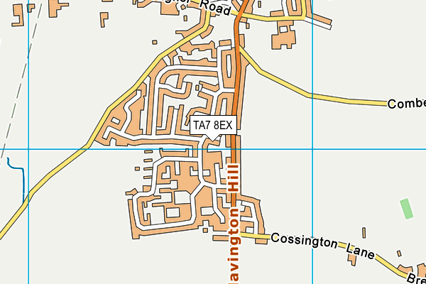 TA7 8EX map - OS VectorMap District (Ordnance Survey)