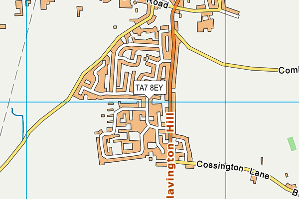 TA7 8EY map - OS VectorMap District (Ordnance Survey)