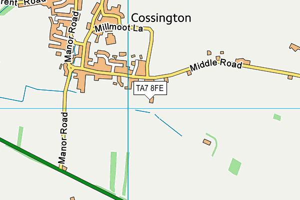 TA7 8FE map - OS VectorMap District (Ordnance Survey)