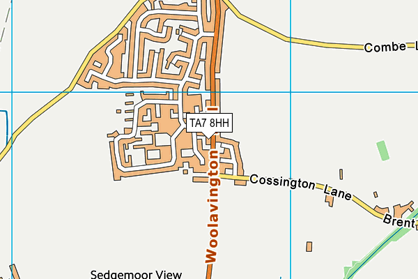 TA7 8HH map - OS VectorMap District (Ordnance Survey)