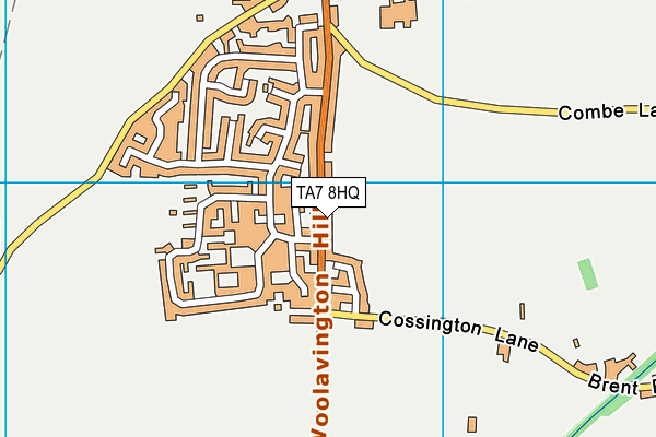 TA7 8HQ map - OS VectorMap District (Ordnance Survey)