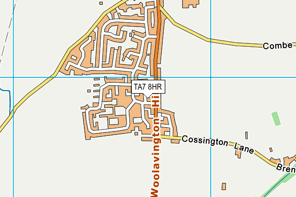 TA7 8HR map - OS VectorMap District (Ordnance Survey)
