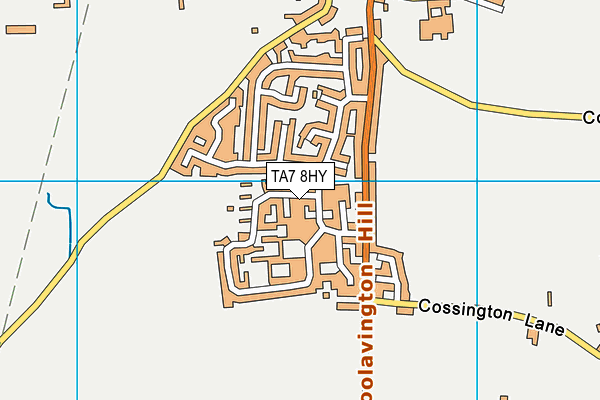 TA7 8HY map - OS VectorMap District (Ordnance Survey)