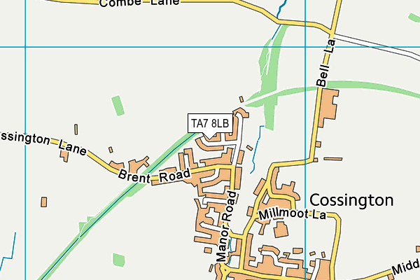 TA7 8LB map - OS VectorMap District (Ordnance Survey)