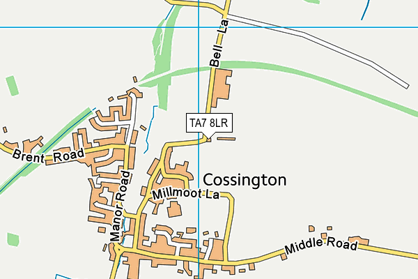 TA7 8LR map - OS VectorMap District (Ordnance Survey)