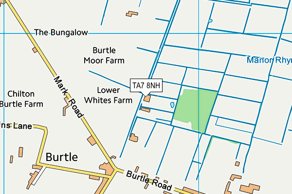 TA7 8NH map - OS VectorMap District (Ordnance Survey)