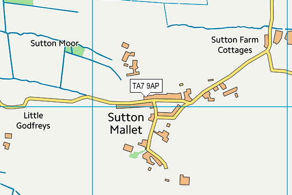 TA7 9AP map - OS VectorMap District (Ordnance Survey)