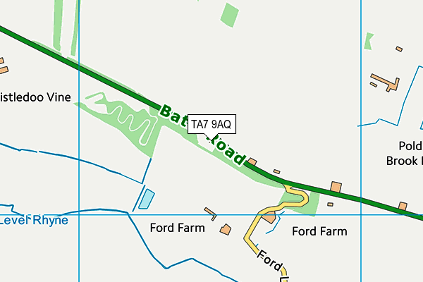 TA7 9AQ map - OS VectorMap District (Ordnance Survey)