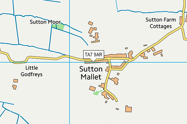 TA7 9AR map - OS VectorMap District (Ordnance Survey)