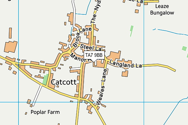 TA7 9BB map - OS VectorMap District (Ordnance Survey)