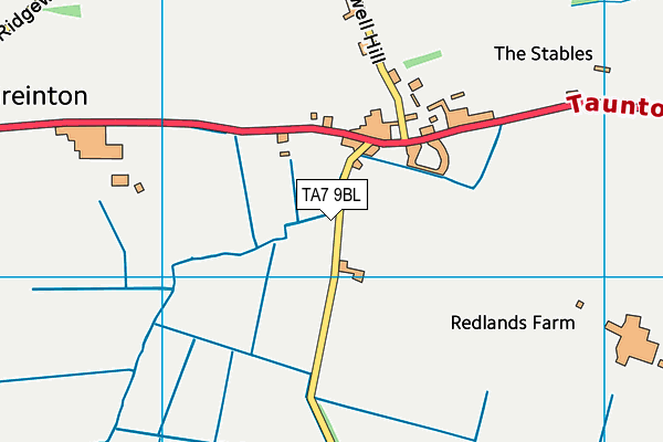 TA7 9BL map - OS VectorMap District (Ordnance Survey)