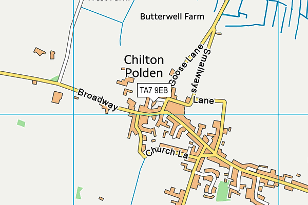 TA7 9EB map - OS VectorMap District (Ordnance Survey)