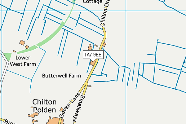 TA7 9EE map - OS VectorMap District (Ordnance Survey)