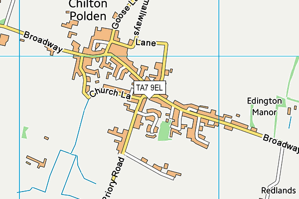 TA7 9EL map - OS VectorMap District (Ordnance Survey)